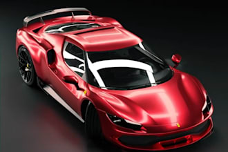 realistic car automotive animation 3d car commercial vfx cgi product video ads