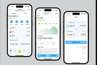 create secure blockchain, smart contract, cryptocurrency, wallet, dapp
