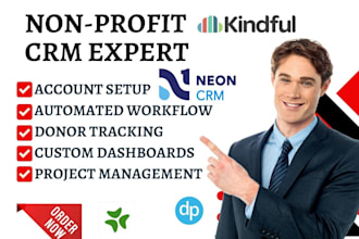 setup donorperfect salesforce bloomerang neoncrm kindful civi non profit crm