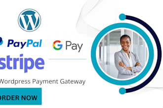 integrate paypal, stripe, google pay, apple pay payment gateway in wordpress