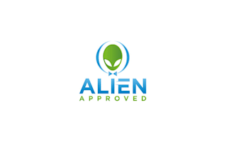 create alien approved apparel brand logo design