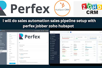do sales automation integration workflows  perfex  jobber zoho hubspot engagebay