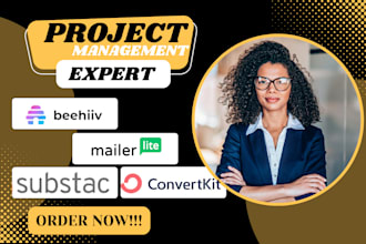 setup beehiiv newsletter, mailerlite template, substack, convertkit campaign