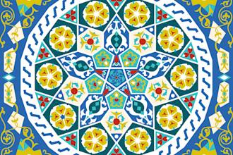 geometric vector pattern design