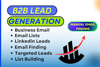 do email list building, b2b lead gen, and linkedin leads from any niche