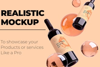 make realistic 3d product renderings and professional mockup designs