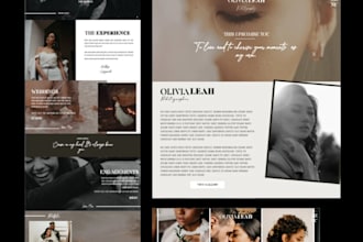 design or redesign showit website, showit template, showit expert