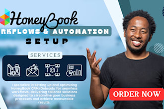 setup honeybook, dubsado, 17hats and more crm for efficiency