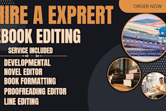 proofread and edit your ebook manuscript be your ebook editor for amazon kdp