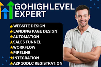 gohighlevel website expert sales funnel ghl chatbot automations a2p 10dlc