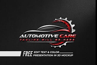 make outstanding automotive, auto detailing, car wash logo