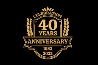 do anniversary, celebration, birthday and jubilee logo