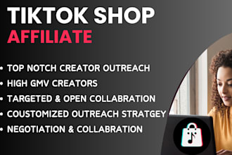setup tiktok shop and manage tiktok shop affiliate marketing