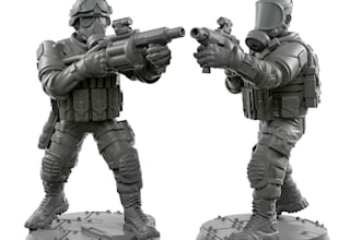 sculpt 3d table game miniature figurines,custom made models,deliver stl file,mtl