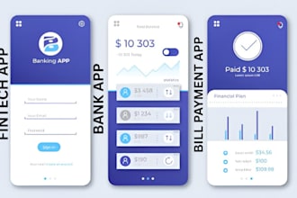 develop fintech app bank app neobank app p2p lending app money transfer app