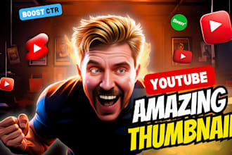 draw best documentary, anime, food, fornite map, kids, podcast, sports thumbnail