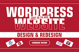 create wordpress website designs, custom wordpress, redesign business website