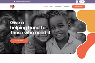 build nonprofit website, donation website, charity website, 501c3 website, ngo