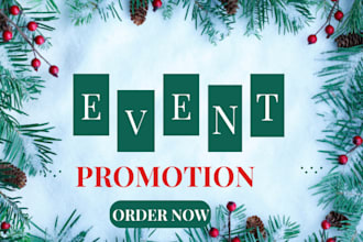 set up and promote event, eventbrite, linkedin event, webinar, concert