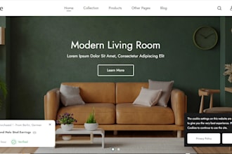 design home decor shoopify website home decor store interior design website