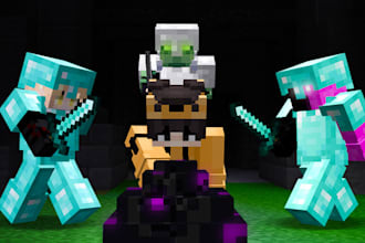 make high quality minecraft thumbnails