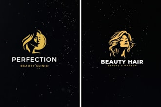 design logo for cosmetic company modern fashion beauty luxury feminine