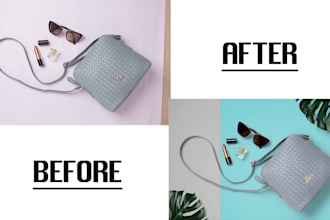 do image editing for e commerce brand and website bulk editing available