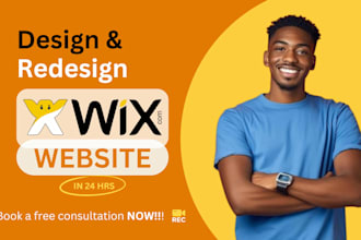 build wix website design develop wix website wix landing page design wix studio