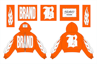 create design sreetwear hoodie distressed, puff print, rhinestone clothes