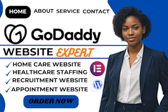 design any medical, healthcare, home care, dental, clinic website