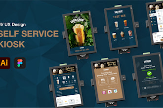 design user friendly UI UX for pos and kiosk systems