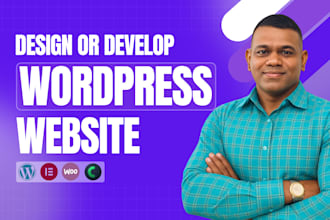 do wordpress website development, design or redesign wordpress blog website