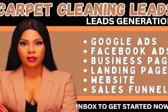 carpet cleaning leads pressure washing leads facebook ads google ads campaign