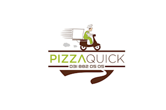 make viewable gorgeous pizza delivery logo