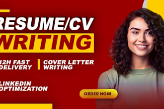 write professional executive resume writing CV, cover letter, optimize linkedin