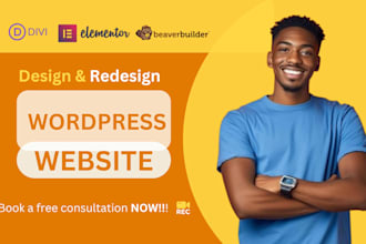 beaver builder website divi website elementor pro website wp bakery website