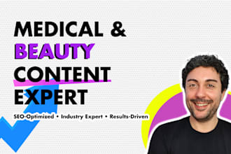 write medical and beauty content that converts
