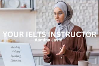 teach you ielts online and help you ace all 4 modules