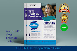 do urgent brochures, real estate, tax, and business flyers
