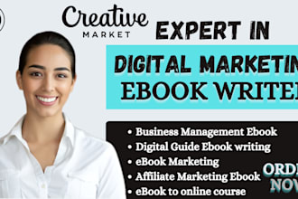 write 30k words digital marketing, affiliate marketing ebook and ebook marketing