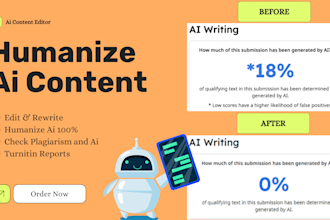 edit, rewrite, humanize ai and check plagiarism