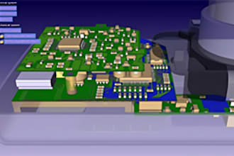 design professional pcb boards, 3d model and schematic