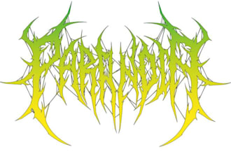 draw black, slam, or death metal logo for your band