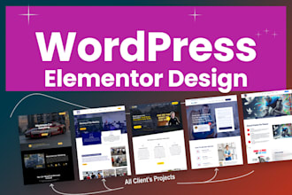 be your wordpress elementor designer