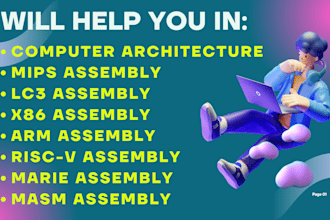 do computer architecture mips lc3 x86 arm risc v marie masm assembly tasks