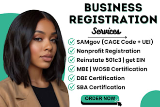 do samgov registration cage code uei, nonprofit registration do mbe wosb dbe sba