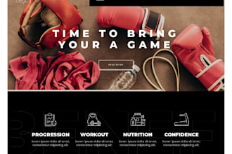 design custom squarespace website with booking integration for fitness business