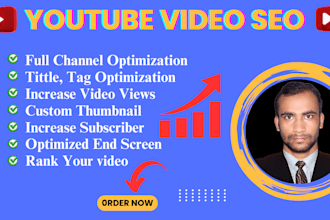 effectively optimize any youtube video SEO audit and fix for top ranking