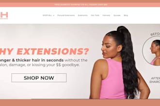 design beauty salon or spa website with booking and seo setup