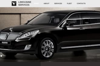 build limousine chauffeur website taxi booking and vtc with booking  features